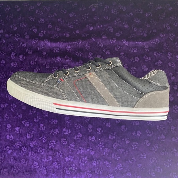 RIVERSTONE Gray White Canvas Laces Sports Men Shoes Size 13 US - Picture 5 of 8